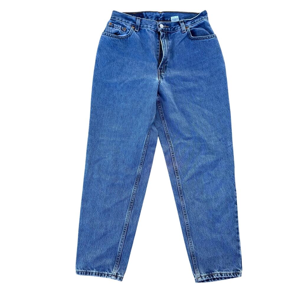 Vintage Levi's 550 Jeans Womens Sz 12 Reg Blue Relaxed Tapered Mom Jeans 90s